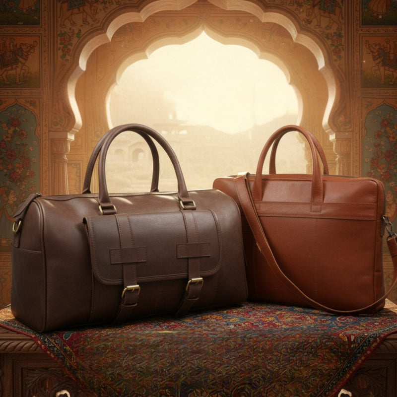 Luggage & Big Bags - Genuine leather bags by Jeengar