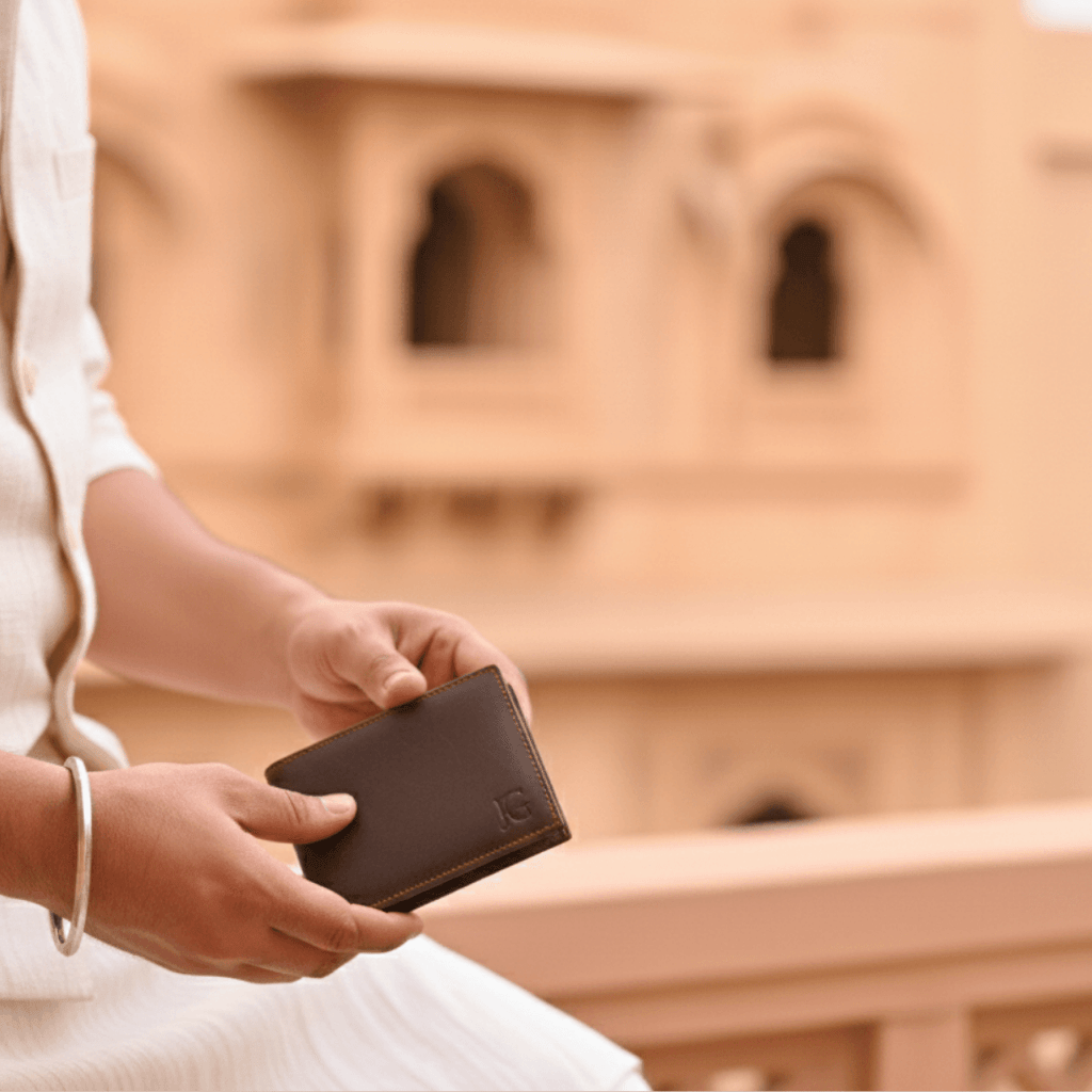 The Rajput Wallet - A genuine leather wallet for men by  Jeengar