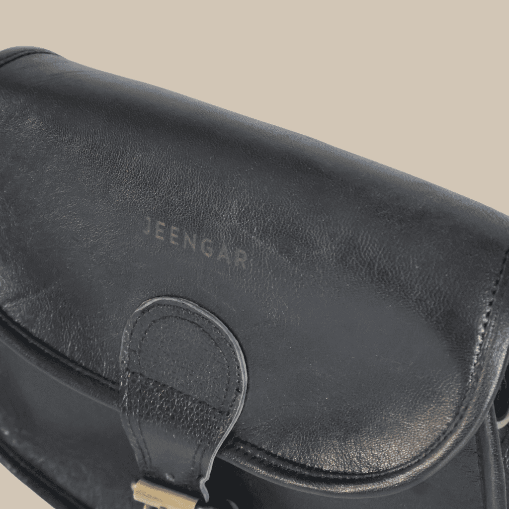 The Marwari Sling - A genuine leather sling bag for women by Jeengar