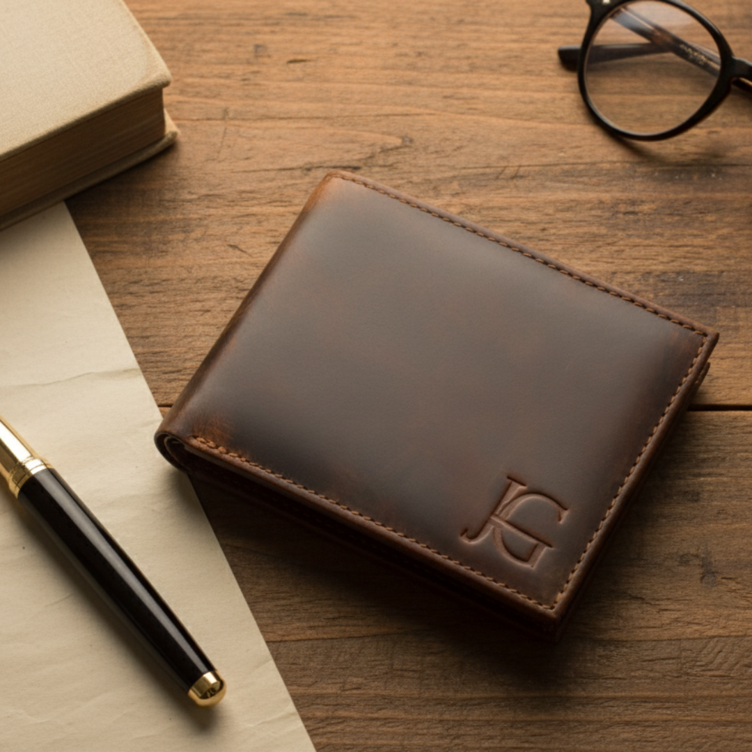 The Rajput Wallet - A genuine leather wallet for men by  Jeengar