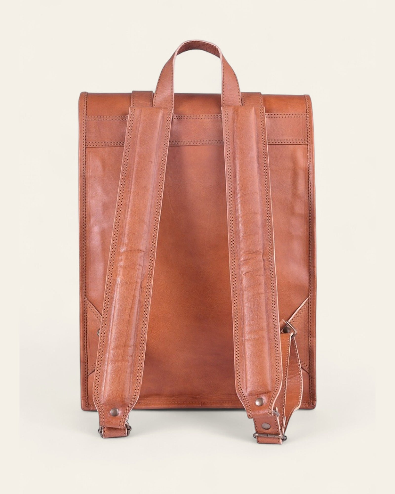 The Sariska Backpack — back view with wide padded adjustable shoulder straps