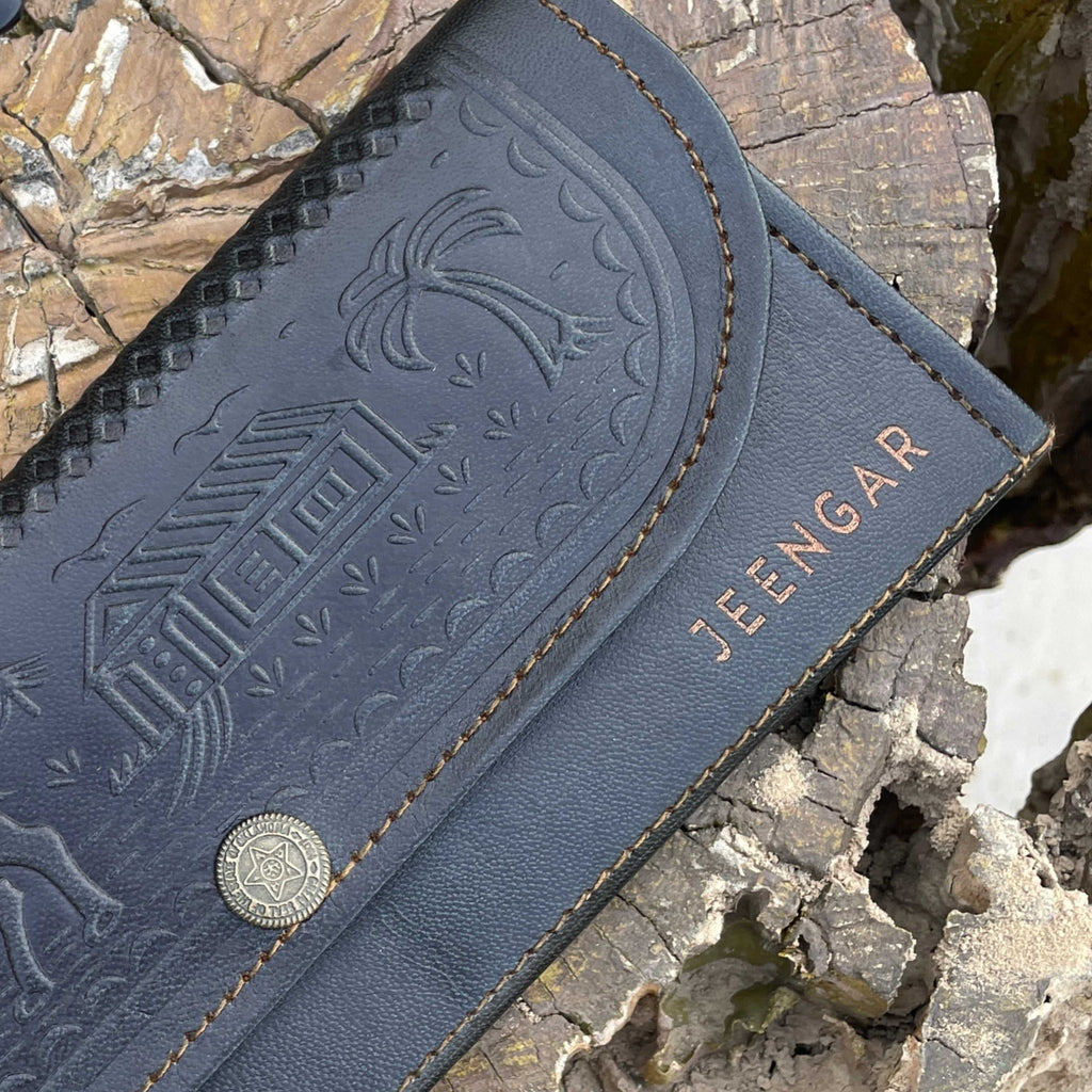 The Mandore Clutch - Genuine leather wallet for women by Jeengar