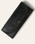 Female wallet purse clutch in very dark color