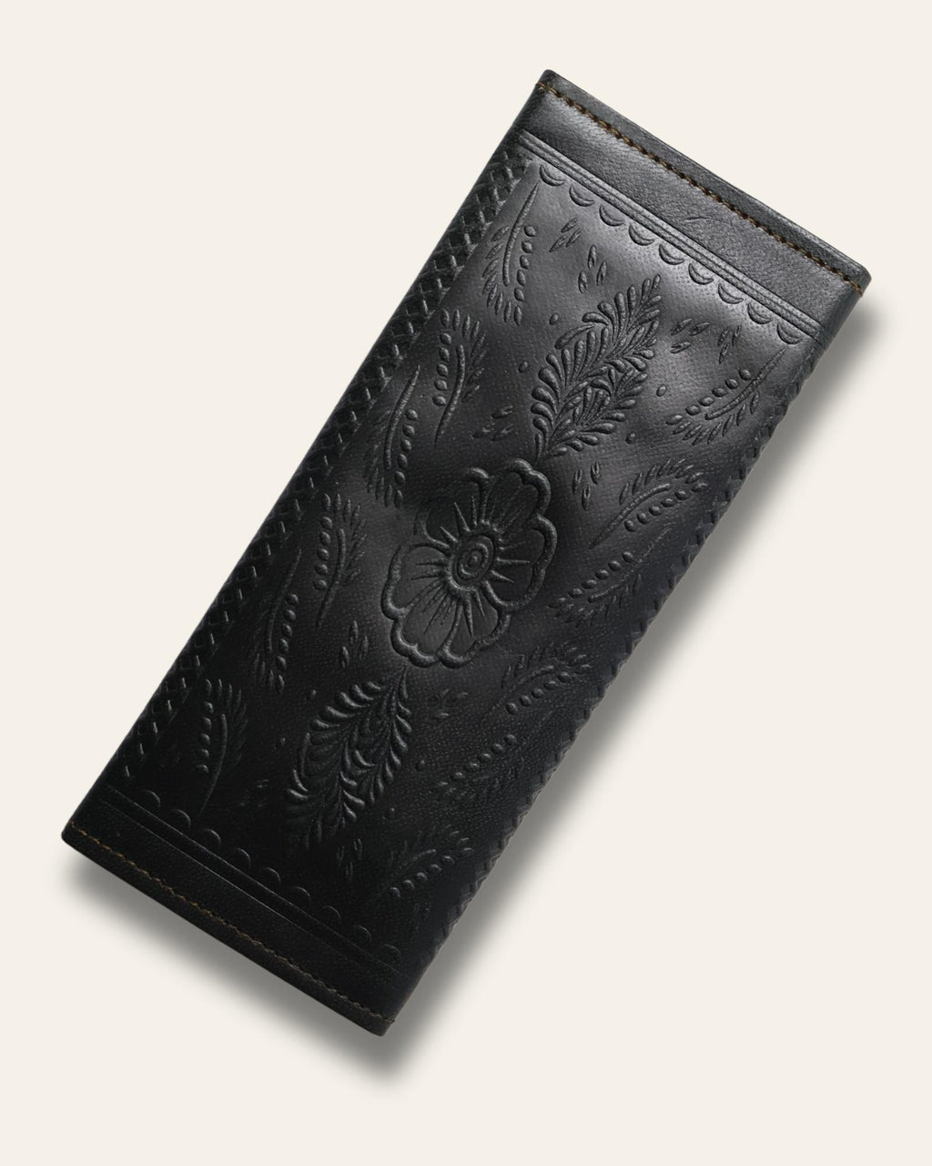 Female wallet purse clutch in very dark color