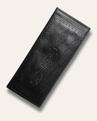 Female wallet purse clutch in very dark color