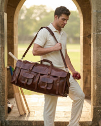 Real leather cricket kig bag