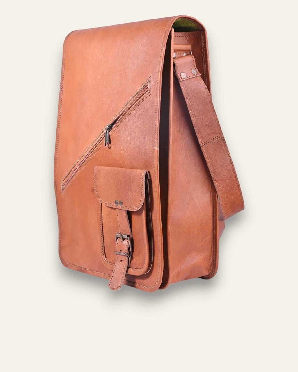 The Bundi Crossbody Bag — slim body-hugging leather crossbody