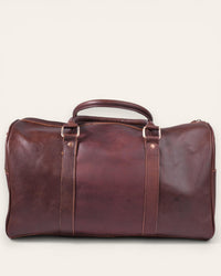 A real lather cabin friendly duffel bag