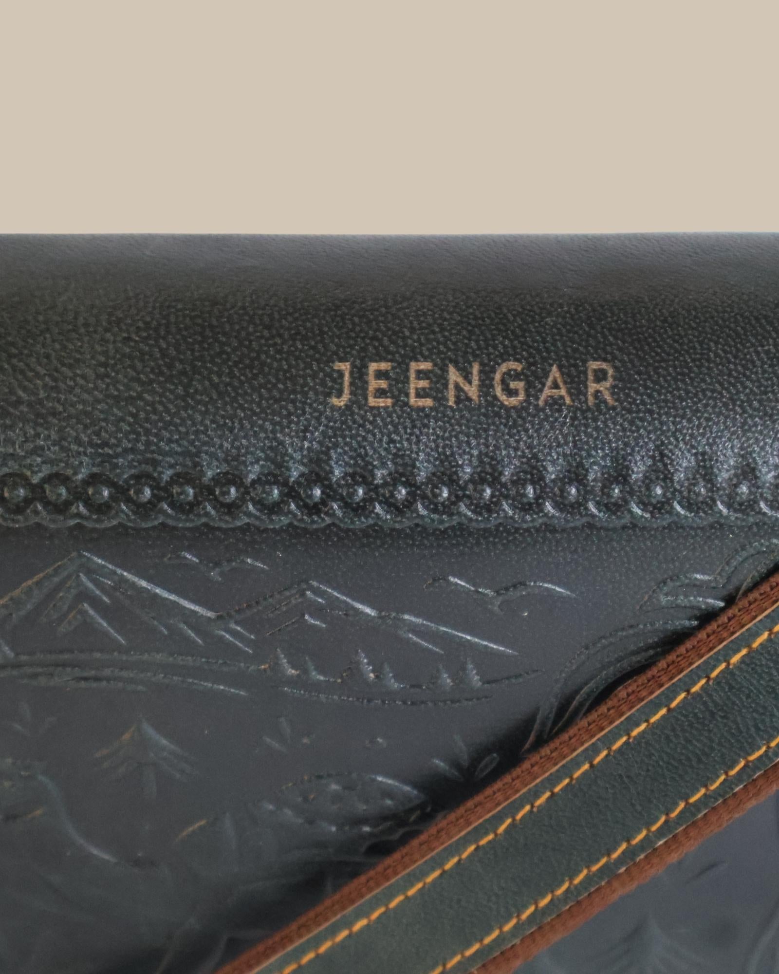 a_dark_olive_color_real_leather_sling_bag_Handmade_in_rajasthan