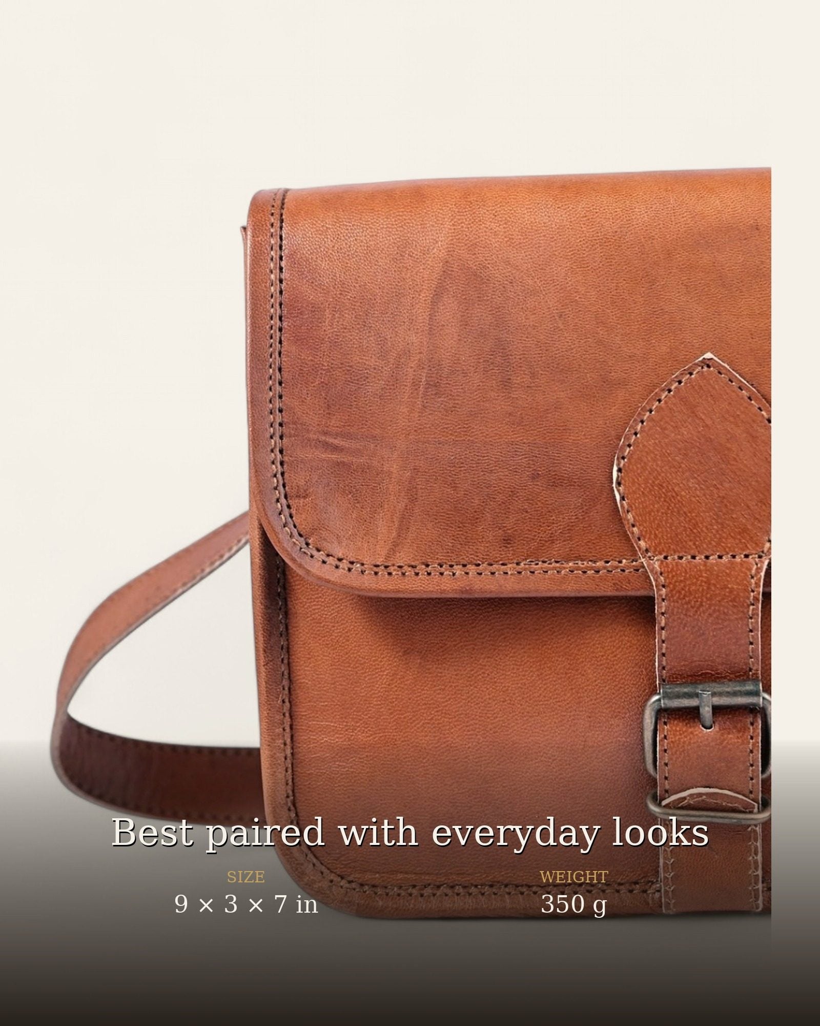 The Deogarh Sling Buckle Strap style at a three-quarter angle