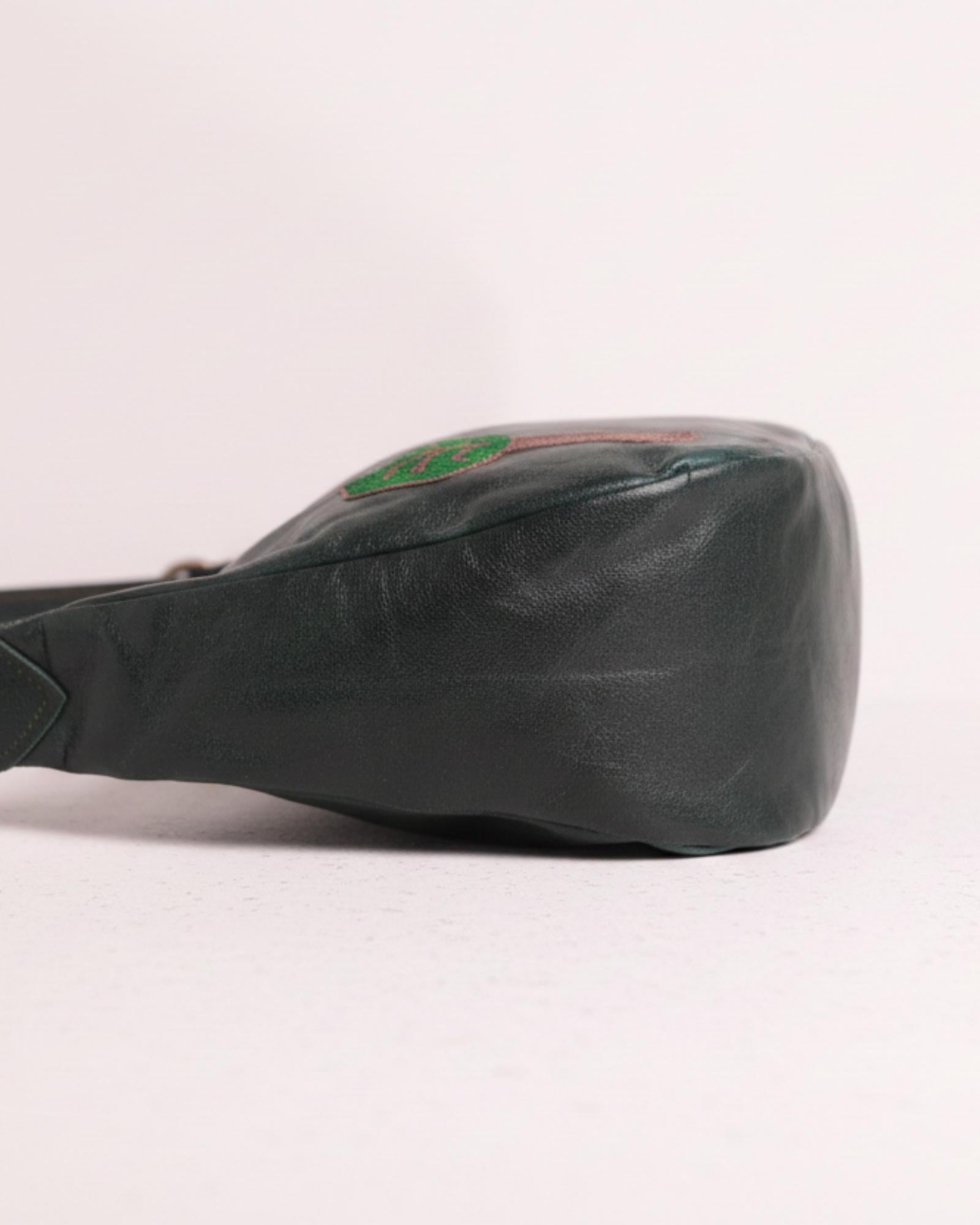 The Kashida Shoulder Bag - Padmini Dark Olive