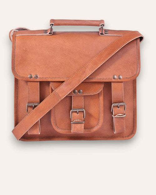 A real leather messenger bag for highly qualified working professionals