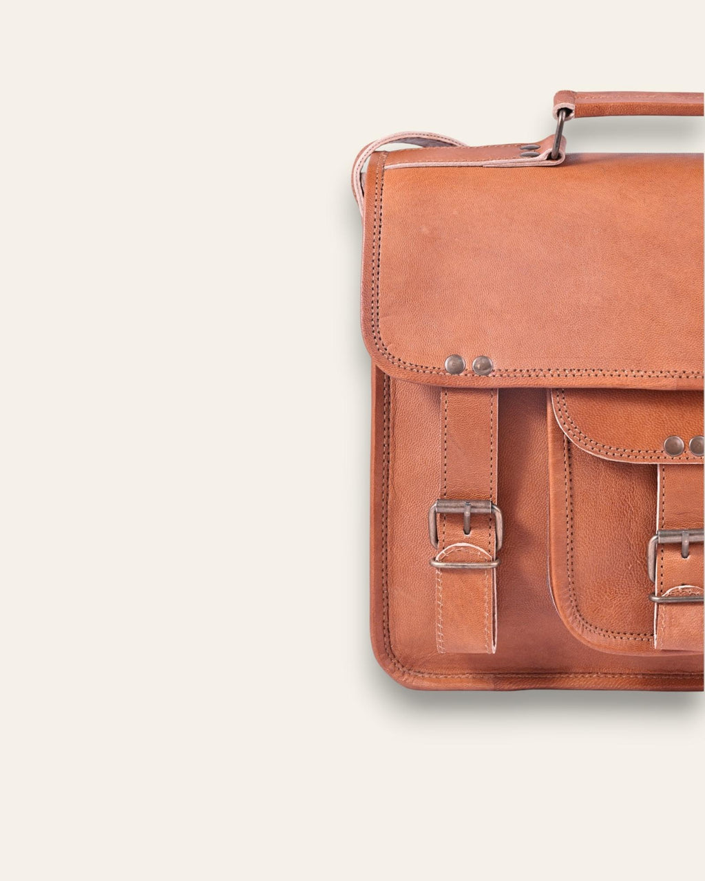 A real leather messenger bag for highly qualified working professionals
