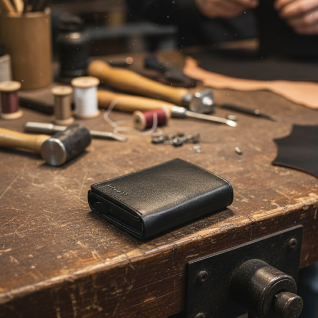 The Jantar Wallet - A genuine leather cardholder & wallet for men by  Jeengar