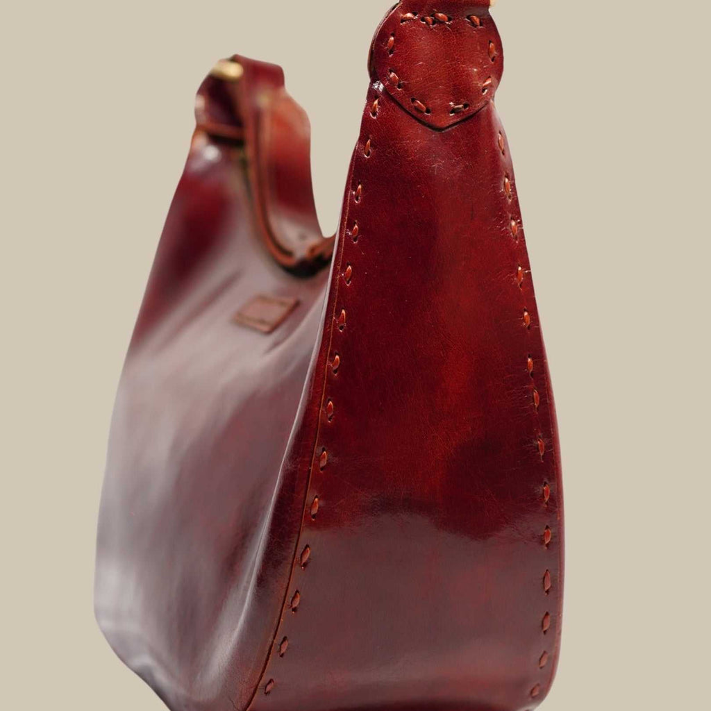 The Ranisar Shoulder Bag - A genuine leather handbag for women by Jeengar