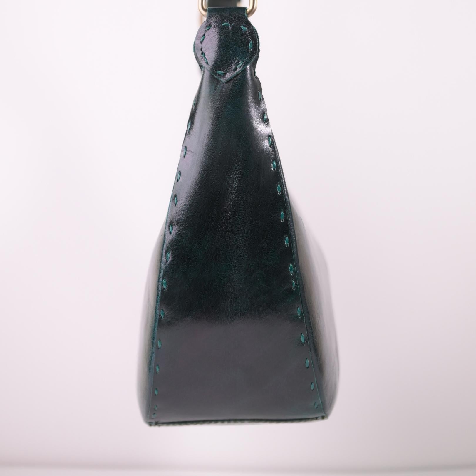 Ranisar Leather Shoulder Bag by Jeengar