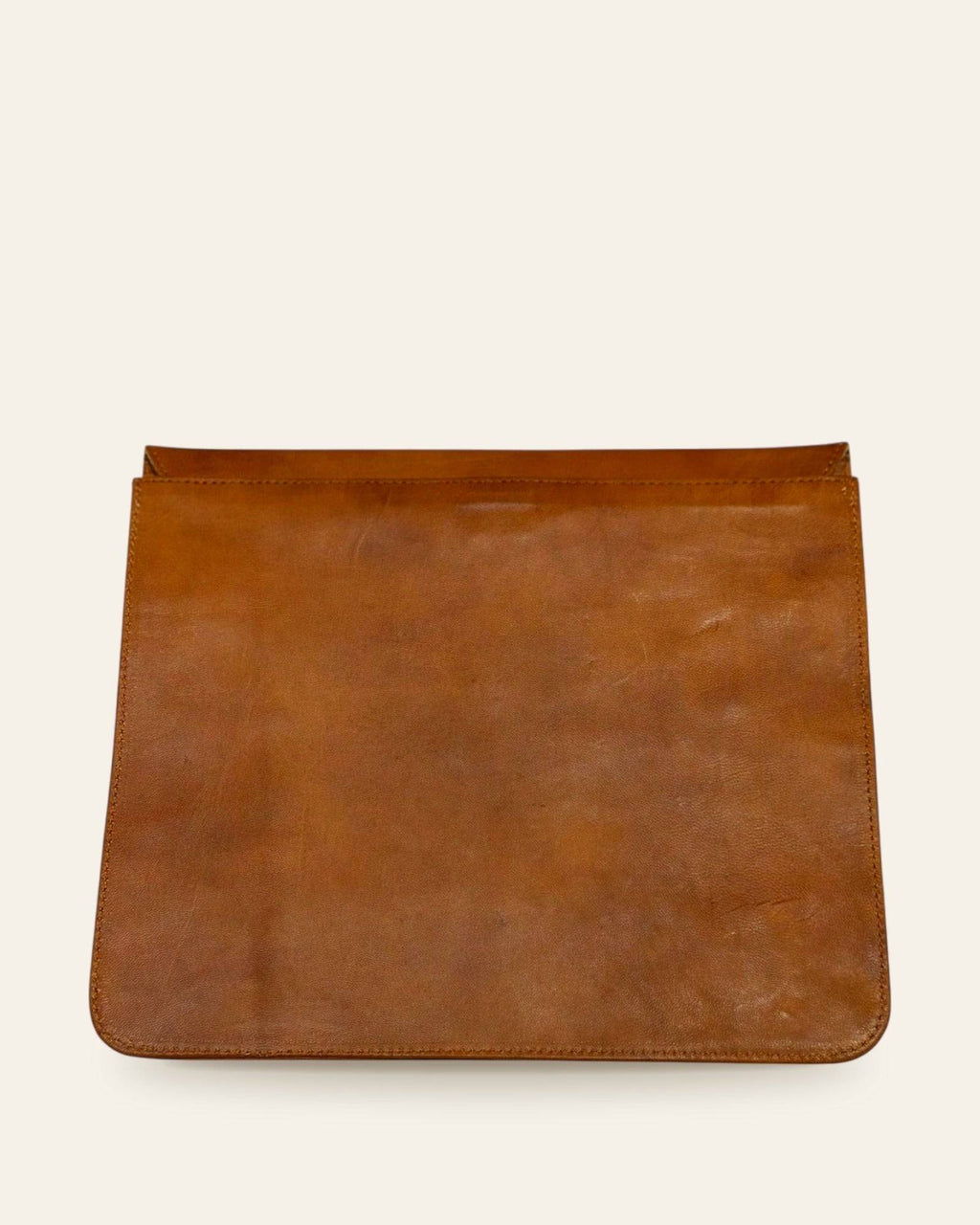 The Barmer Tech Sleeve (11-inch) in Tan — plain back panel